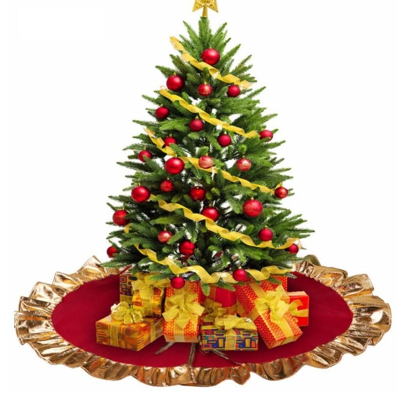Albero Di Natale 80 Cm.Acquista Gonna Albero Di Natale Rossa Adorabile Bordo Dorato Renna E Fiocchi Di Neve 80 Cm 31 5 Pollici Copertura Base Decorazione Albero Di Natale Copertura Decor A 1 93 Dal Kids Show Dhgate Com