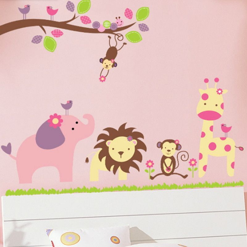 New Design Children Wall Stickers Kindergarten Decals Poster For