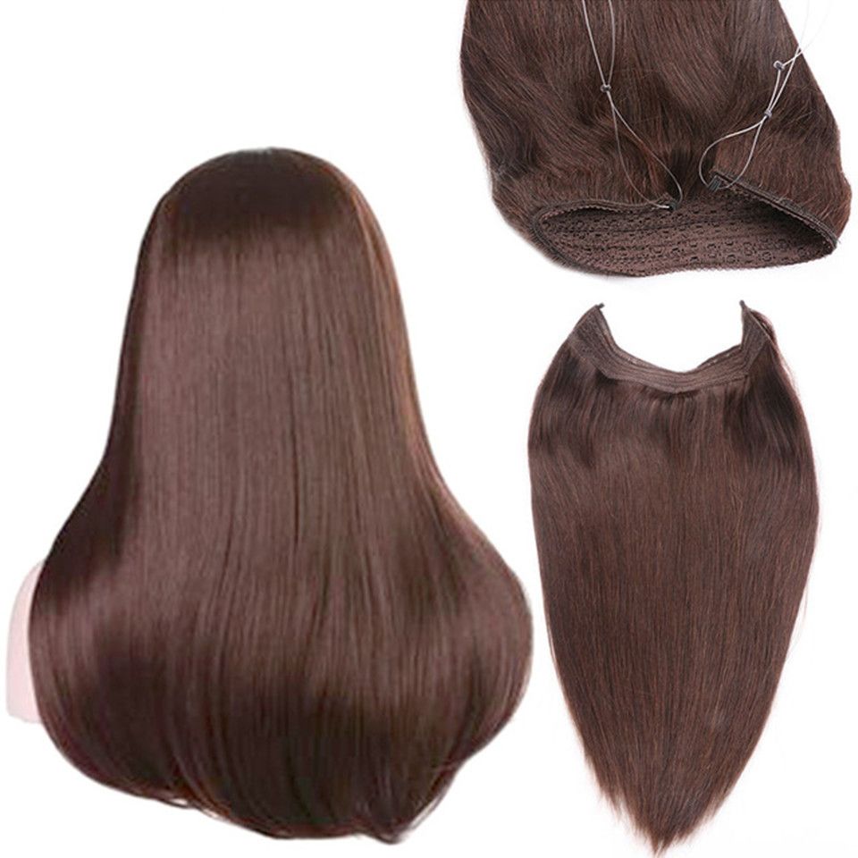 invisible wire human hair extensions