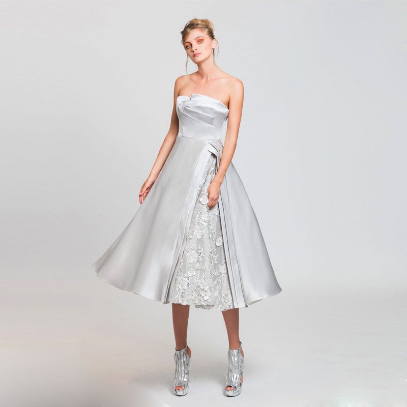 silver dresses for juniors