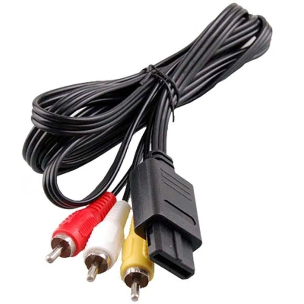 180cm AV TV RCA Video Cord Cable For Game Cube/For SNES GameCube/For