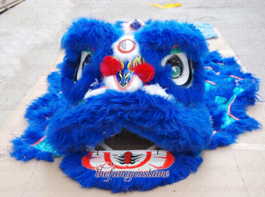 2019 Southern Lions For Two Kids Pur Lion Dance Mascot Costume Pure Wool Cosplay
