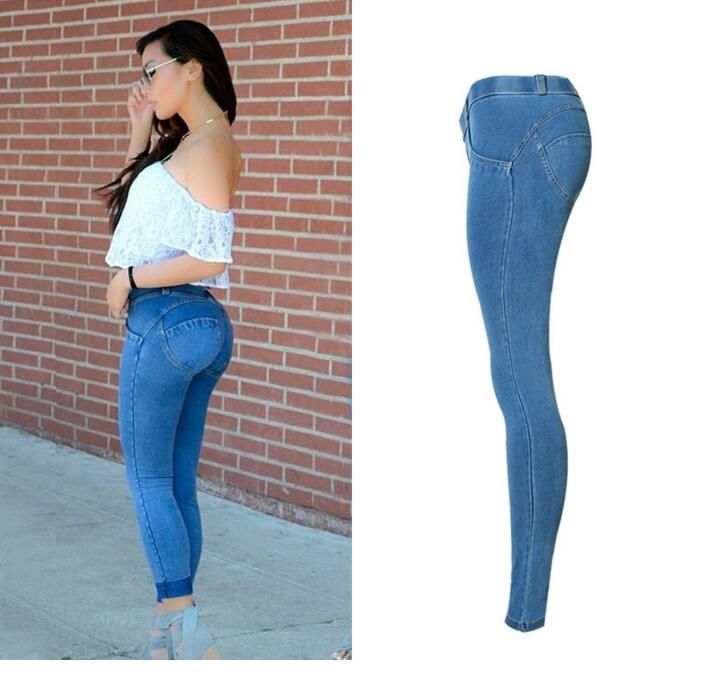 push up jeans low waist