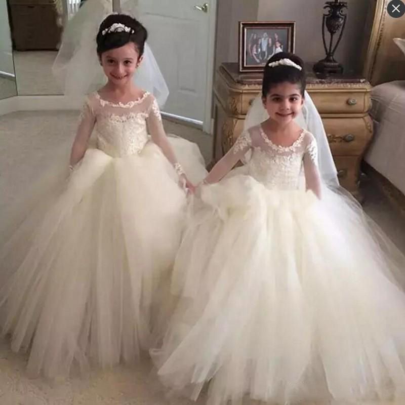 mini bride flower girl dresses