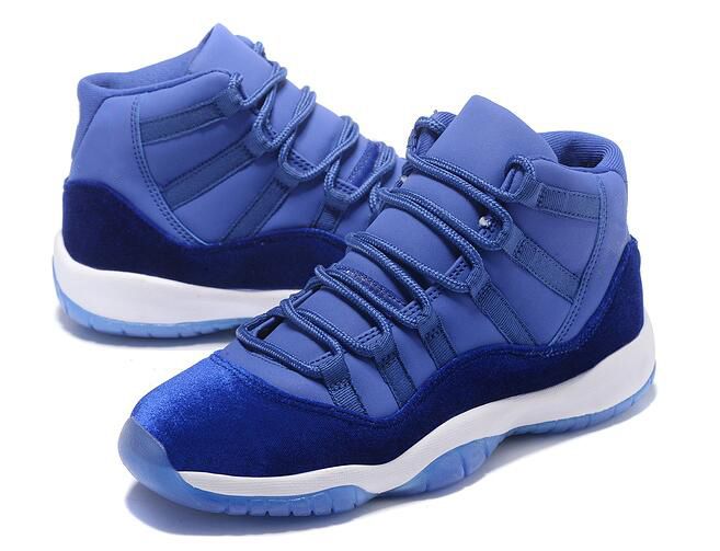New 11 Velvet Blue Basketball Shoes Men 