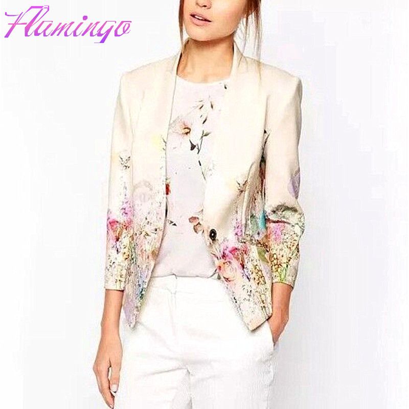women's floral suit jackets