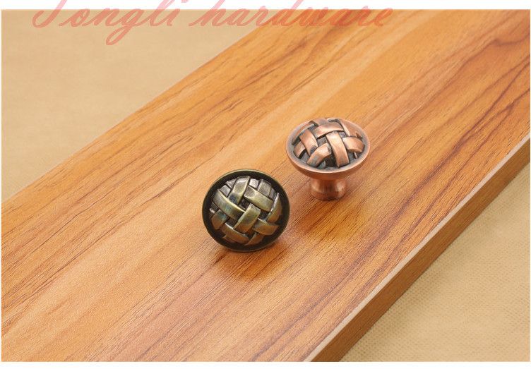 2019 Ancient Old Chinese Kniting Antique Copper Single Door Knob