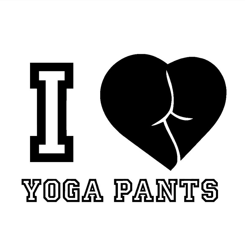 JDM Lowered Stance Low Drift Slammed Turbo I Love Yoga Pants V1 Decal Sticker JDM Lowered Stance Low Drift Slammed Turbo I Love Yoga Pants V1 Decal Sticker