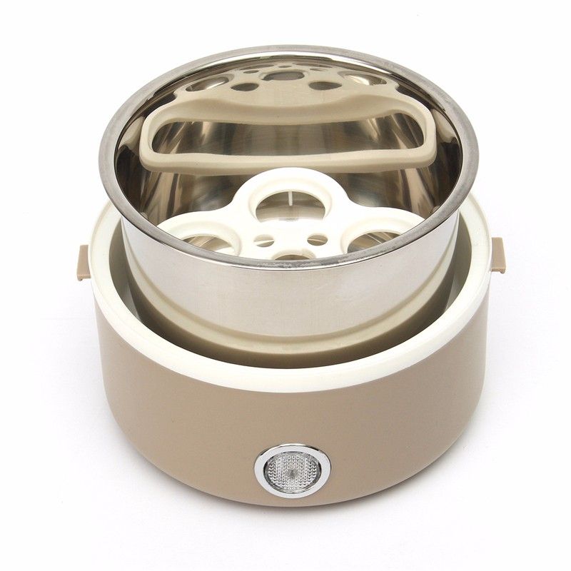 Portable 1.2L Mini Electric Food Warmer Portable Heated Box Lunch Box