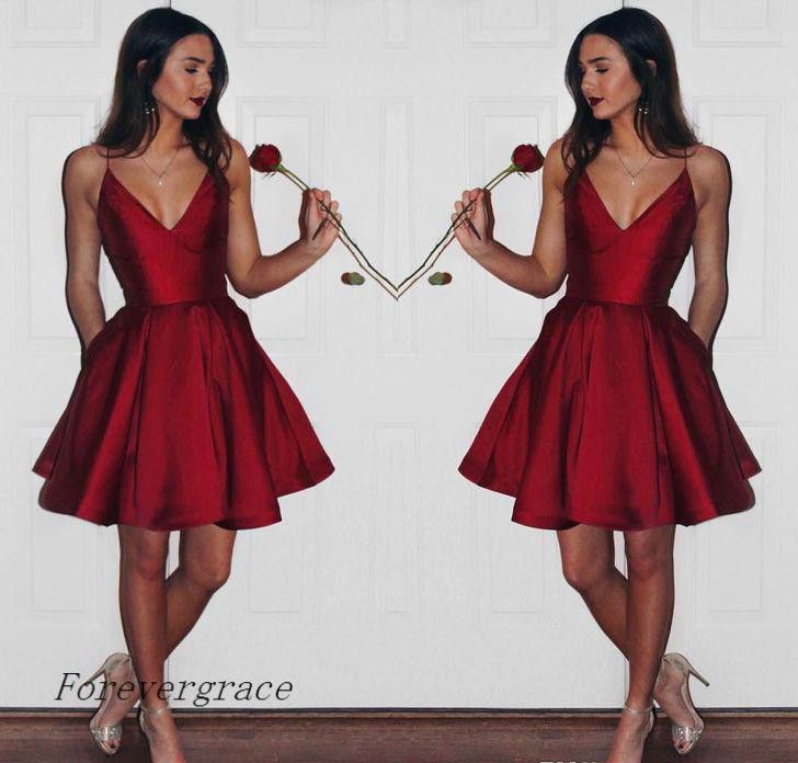ruby red formal dress