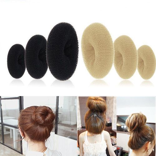 Hot Selling Hair Rubber Bands Hair Volumizing Scrunchie Donut Ring