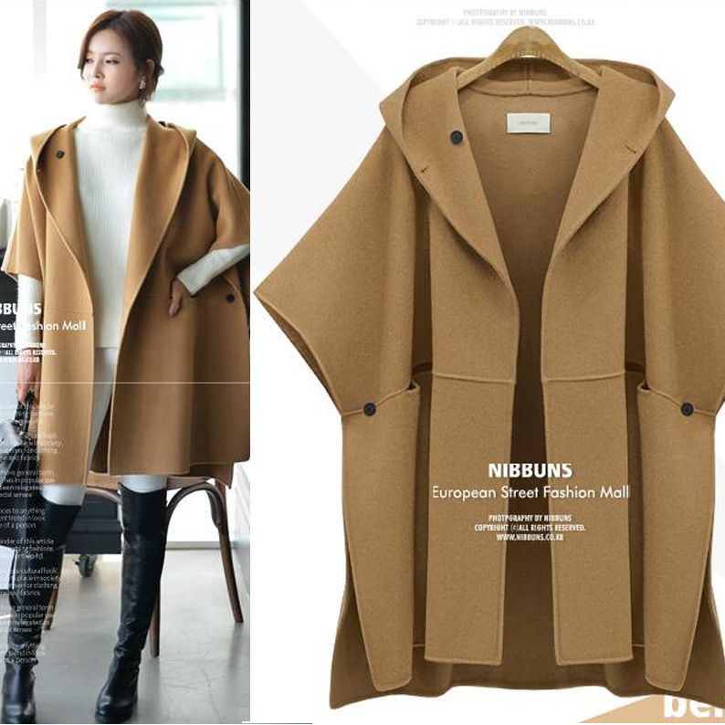 Europe Coats Woman Plus Clothes Women Fat Cloak Wool Jacket Long Trench Large Size Jackets For Women From China Womens Wool & Blends Seller Bluedream89 | DHgate.Com