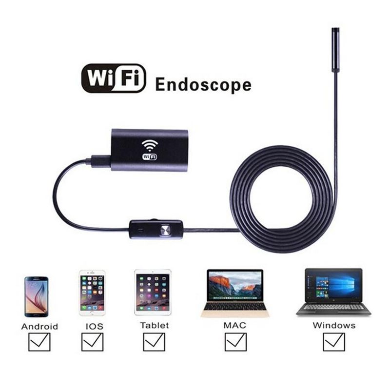 IP Camera Wifi Endoscope Camera Iphone Endoscope Borescope Waterproof