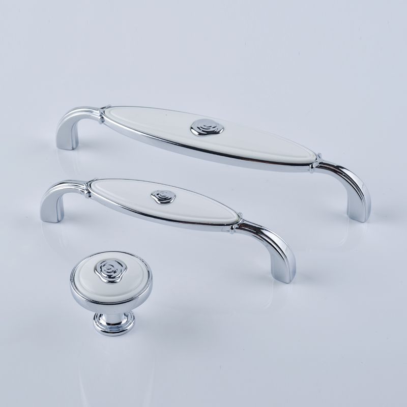 3 75 5 Drawer Pulls Handles Knobs Dresser Knob Silver White