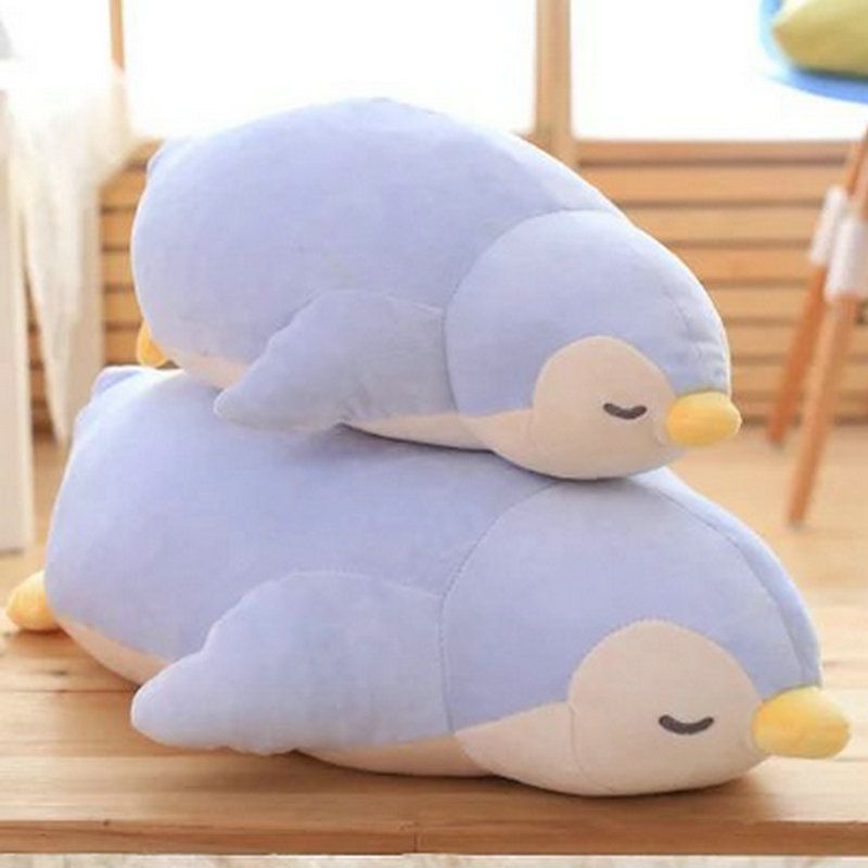 penguin plush pillow