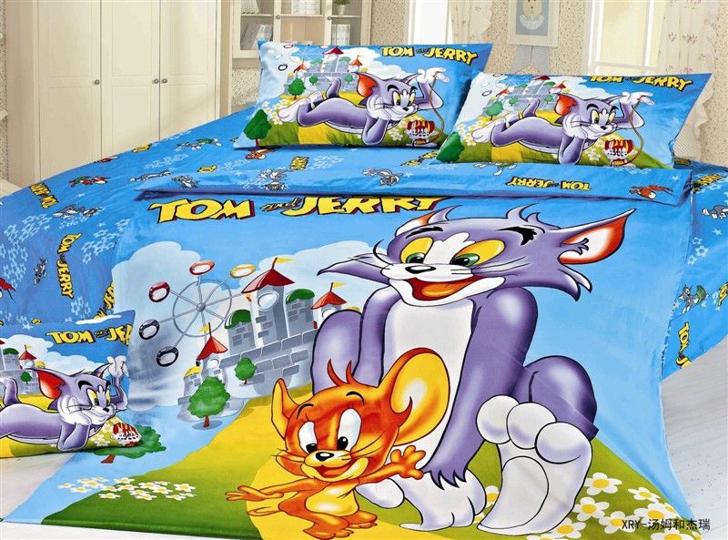 Grosshandel Grosshandel Tom Und Jerry Bettwasche Set Boys Twin Full