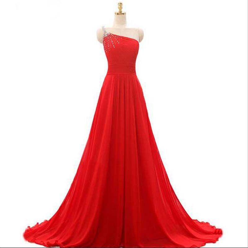 one shoulder dress designs