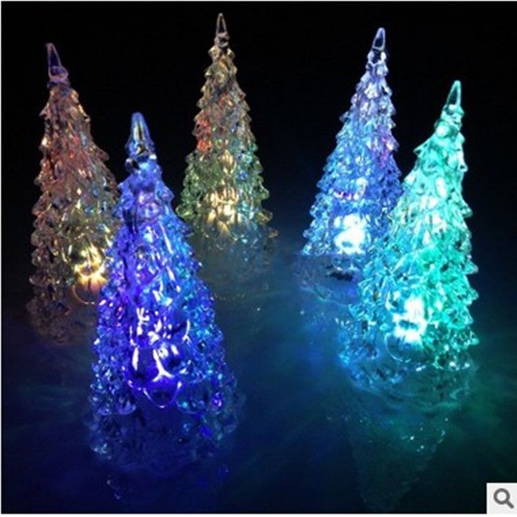 Christmas Mini Crystal Light Tree New Year Decoration Colorful Flash Led Night Lights Lamp Xmas Ornament Christmas Party Gift Vintage Christmas Decorations White Christmas Decorations From Phone Tele 1 27 Dhgate Com