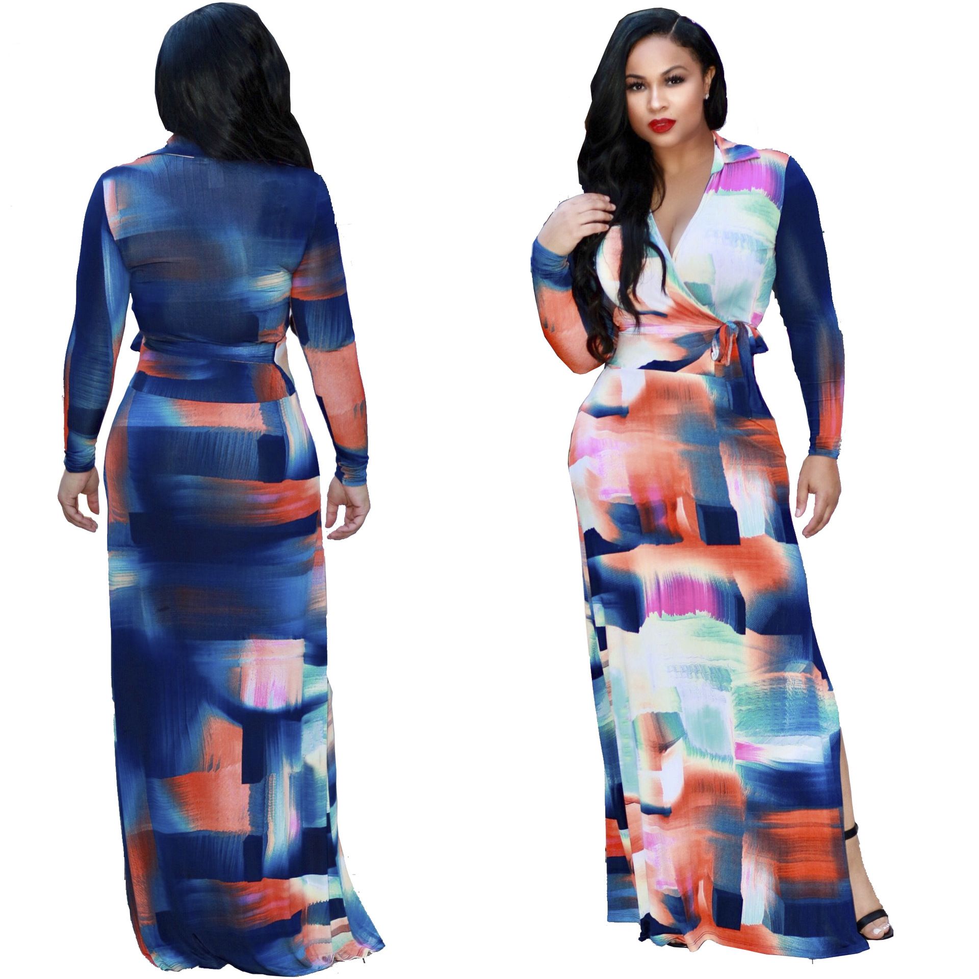 full length tunic dress
