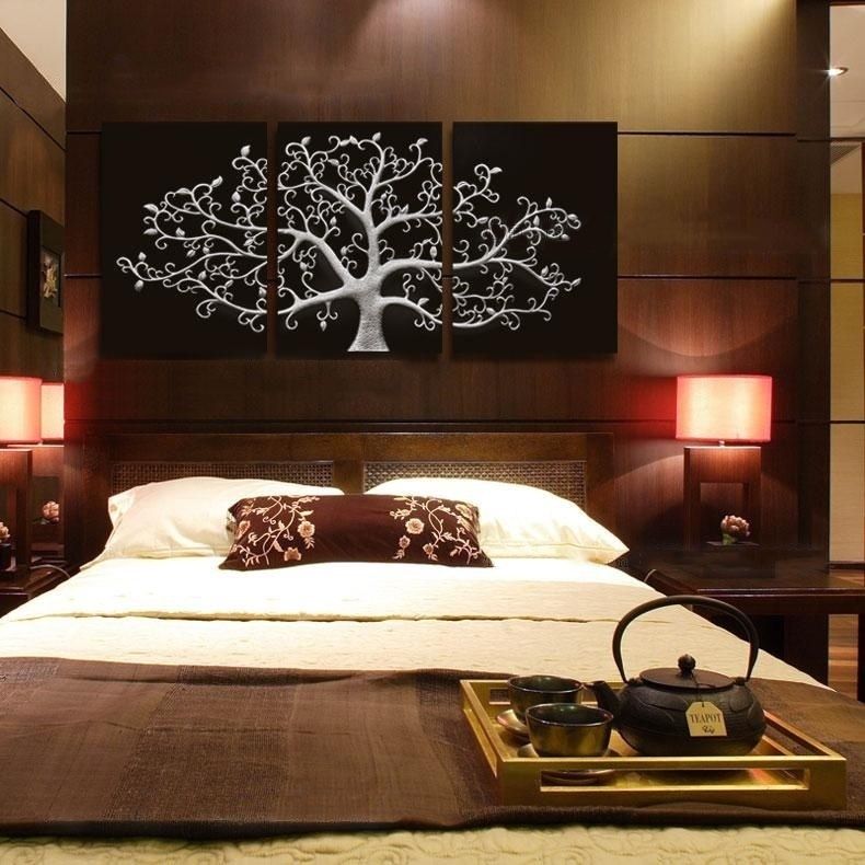 Abstrakte Baum Und Feld Landschaft Auf Aquarell Illustration