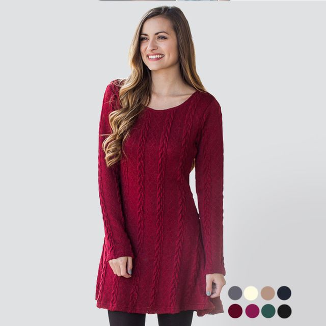Grosshandel Winter Pullover Kleid Buro Vintage Vestido Curto Gestrickte Robe Pull Femme Hiver Casual Weihnachten Bodycon Kleider Von Crazy931 23 13 Auf De Dhgate Com Dhgate