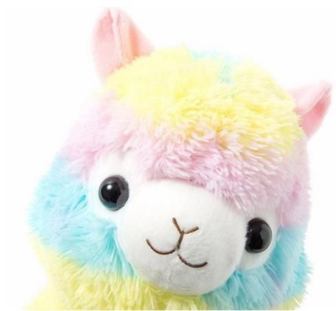 rainbow llama teddy