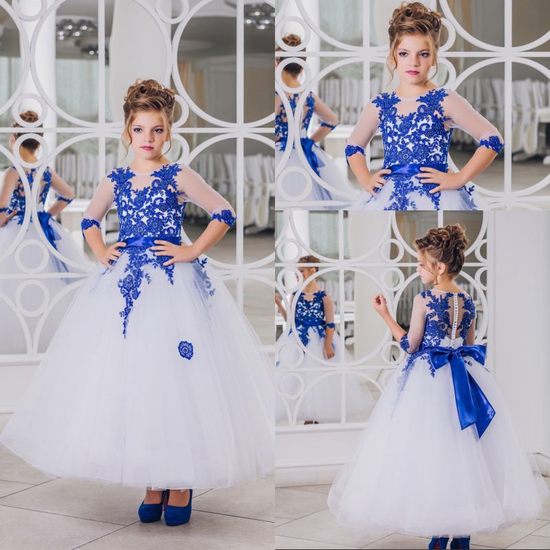 sears royal blue dress