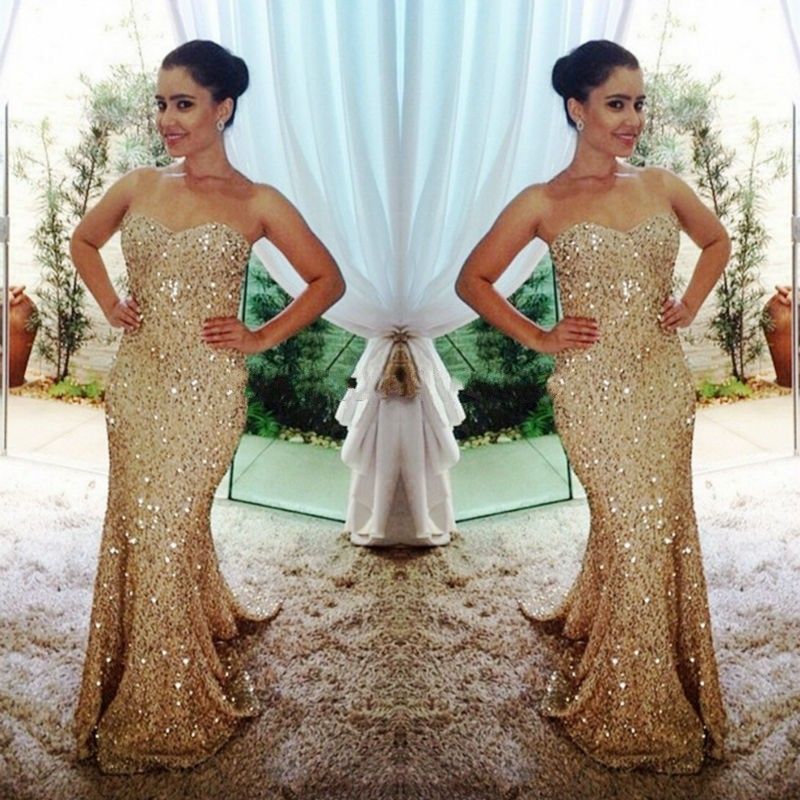 gold long evening dresses uk