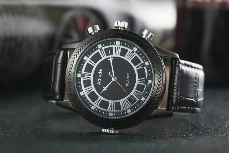 DV Montre Cach/ée Espion Full HD 1080P Espion D/étecteur de Mouvement IR Vision Nocturne /Étanche pour Vid/éos 16G Photos et Audio