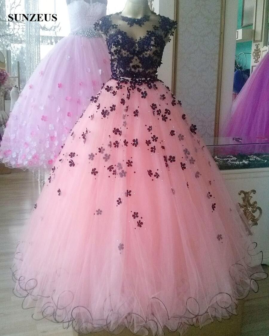 navy blue and pink prom