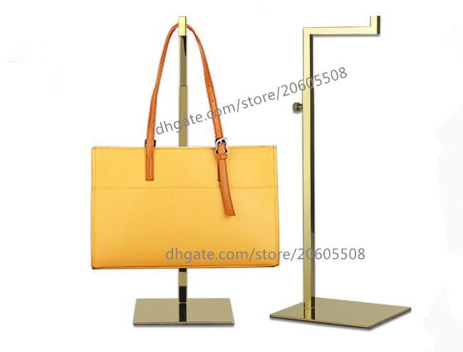 Organizador Del Estante Del Soporte Del Bolso Dorado Organizador Del Estante Del Soporte Del Bolso Dorado