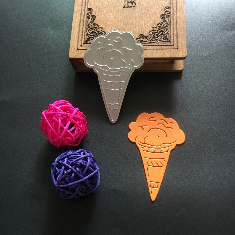 Lce Cream Metal Cutting Dies Scrapbooking Album Embossing Craft Die Paper DIY