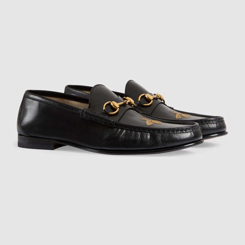 black leather moccasins mens