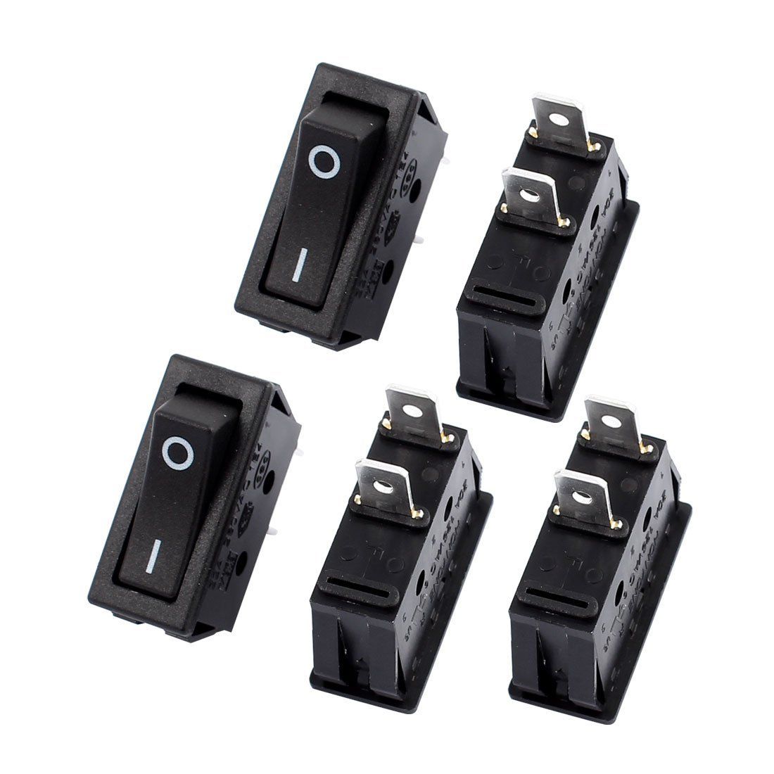 2021 SPST On Off Snap In 2 Pin Boat Rocker Switches AC 250V/15A 125V