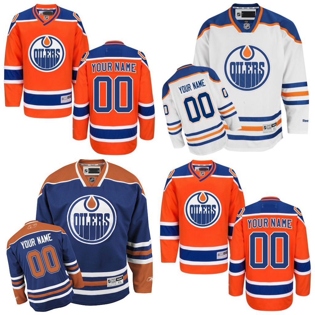 custom oilers jersey