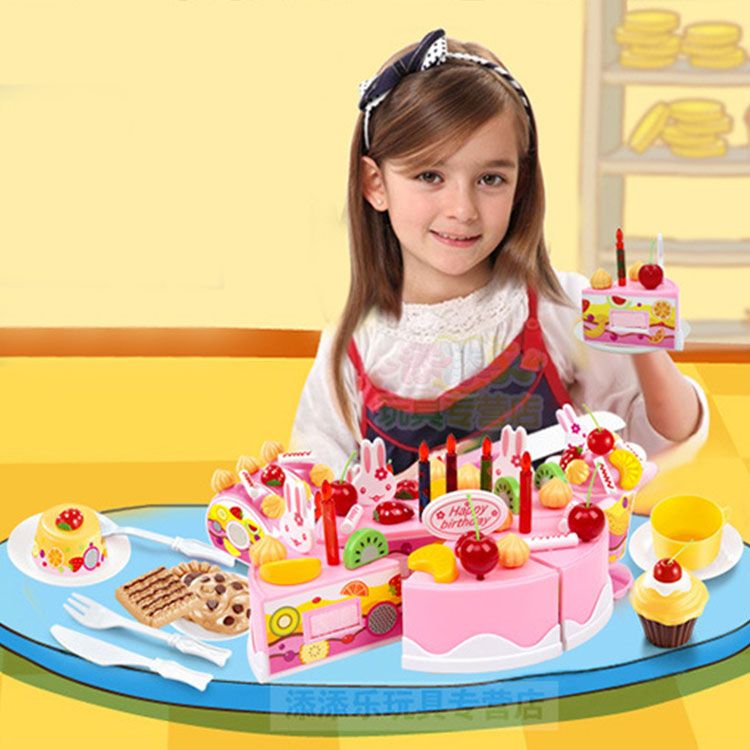 Compleanno da cucina torta Classico taglio cibo educativo gioca set giocattolo 