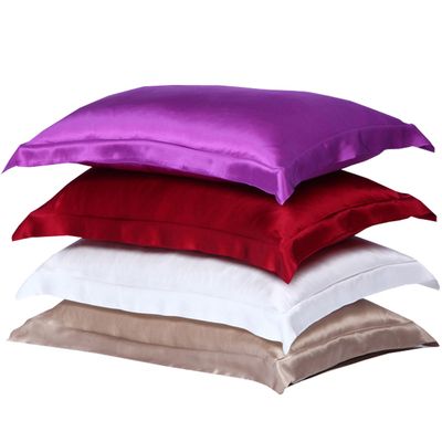 Wholesale Pillow Case Pillow Cover Silky Satin Single Side Silk