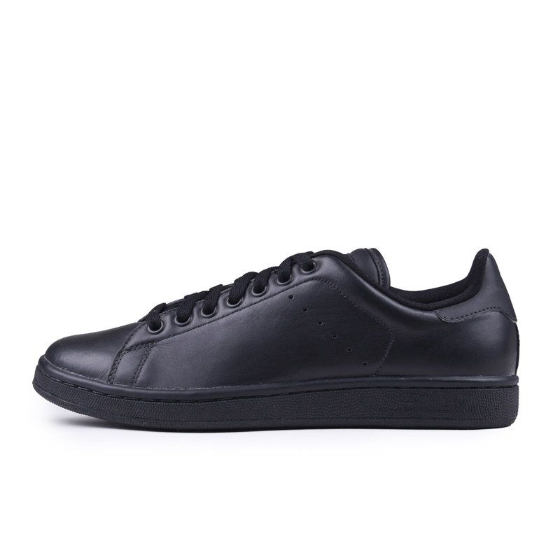 all black leather stan smiths