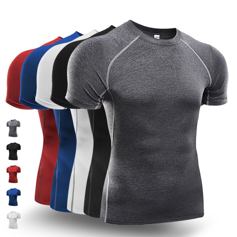 2019 Brand Basketball Sport T Shirt Men Quickly Dry Gym Tops Fitness Clothing Tights Jogging Compression Shirt Outdoor Running Workout Gym Wear From 2019 Brand Basketball Sport T Shirt Men Quickly Dry Gym Tops Fitness Clothing Tights Jogging Compression Shirt Outdoor Running Workout Gym Wear From