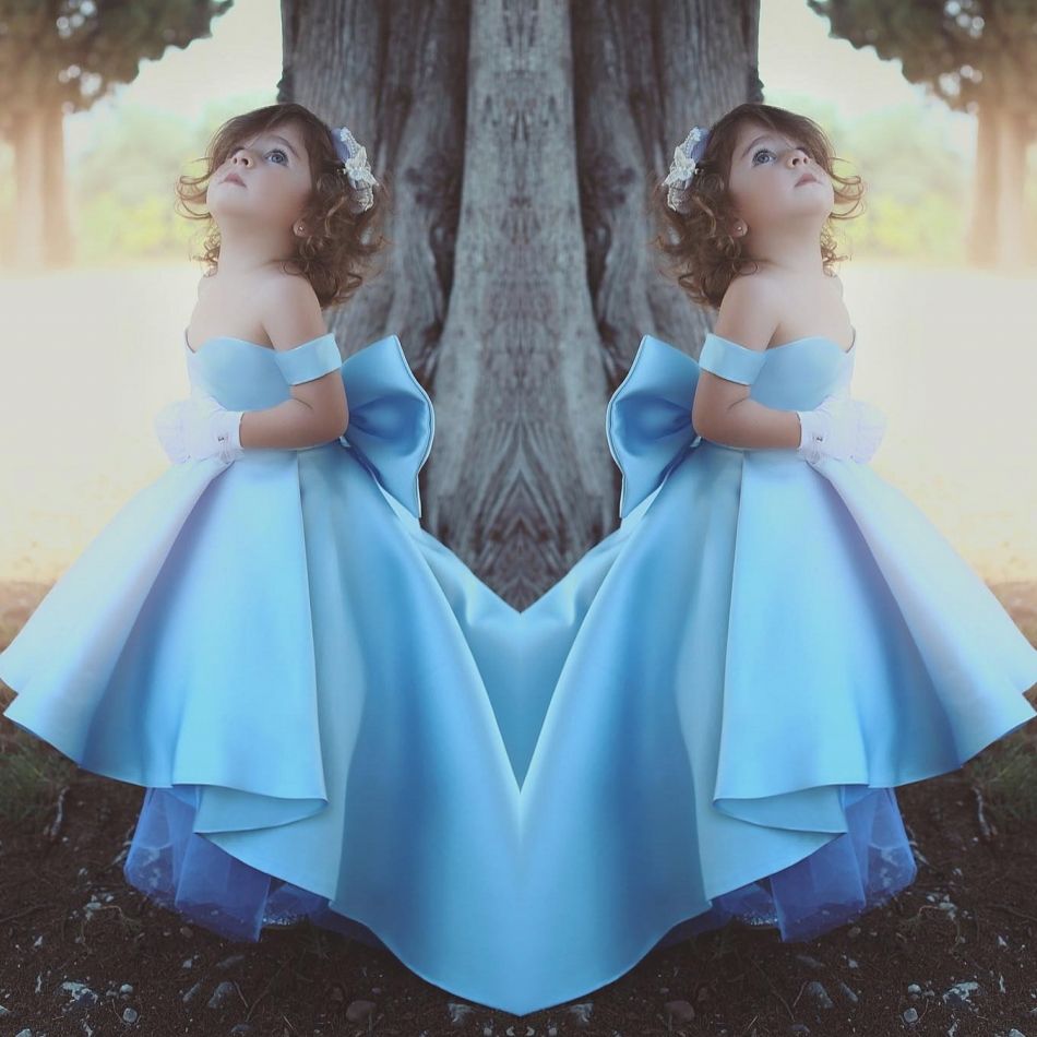 sky blue dress for girl