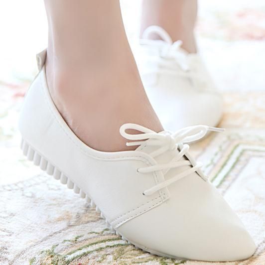 women's white leather dress shoes