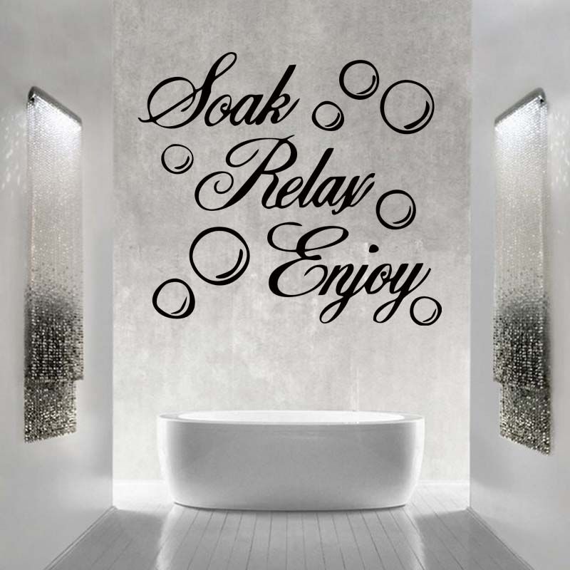 Acheter Pas Cher Pour Soak Detendez Vous Profitez De Salle De Bains Drole Mur Art Citation Autocollant Vinyle Decal Home Art Decoration Bricolage Du 8 44 Fr Dhgate Acheter Pas Cher Pour Soak Detendez Vous Profitez De Salle De Bains Drole Mur Art Citation Autocollant Vinyle Decal Home Art Decoration Bricolage Du 8 44 Fr Dhgate