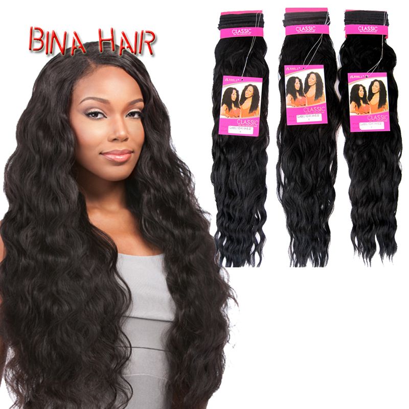 2020 Bina Classic Indian Weave Hair Bundles Heat Resistant Fiber