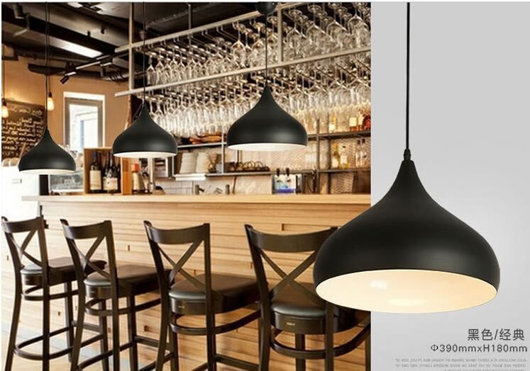 Luces colgantes modernas Lamparas Lámpara de aluminio de colores Luminaria Luces de Lámpara colgante la del hogar