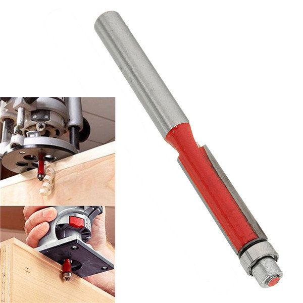 GUOCAO Drill Wood Edge Flush Trim Router Bit 1/4 Inch Drill Accessories Drill GUOCAO Drill Wood Edge Flush Trim Router Bit 1/4 Inch Drill Accessories Drill