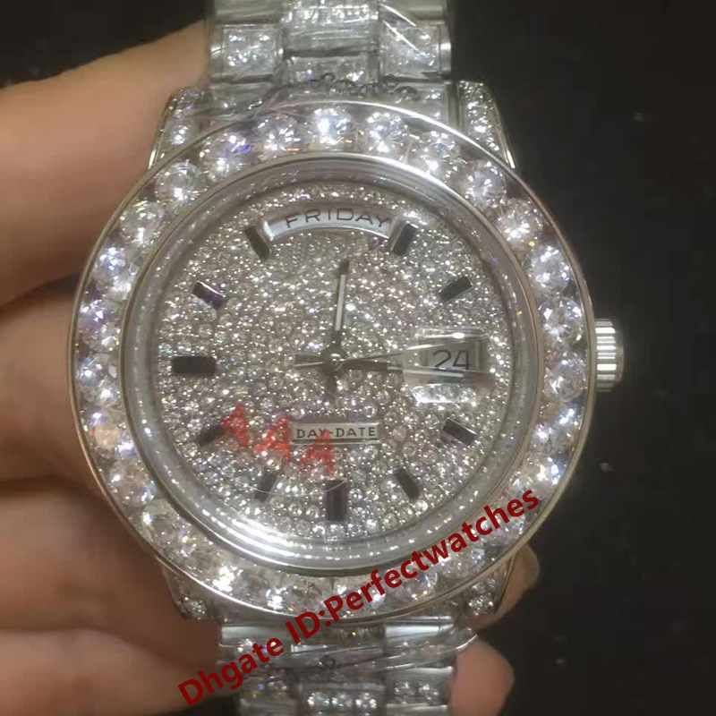 man made diamond watches