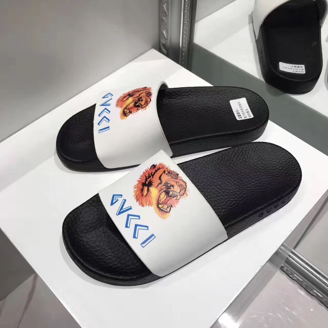 donald duck gucci slides