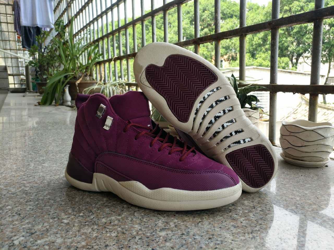 purple suede 12s