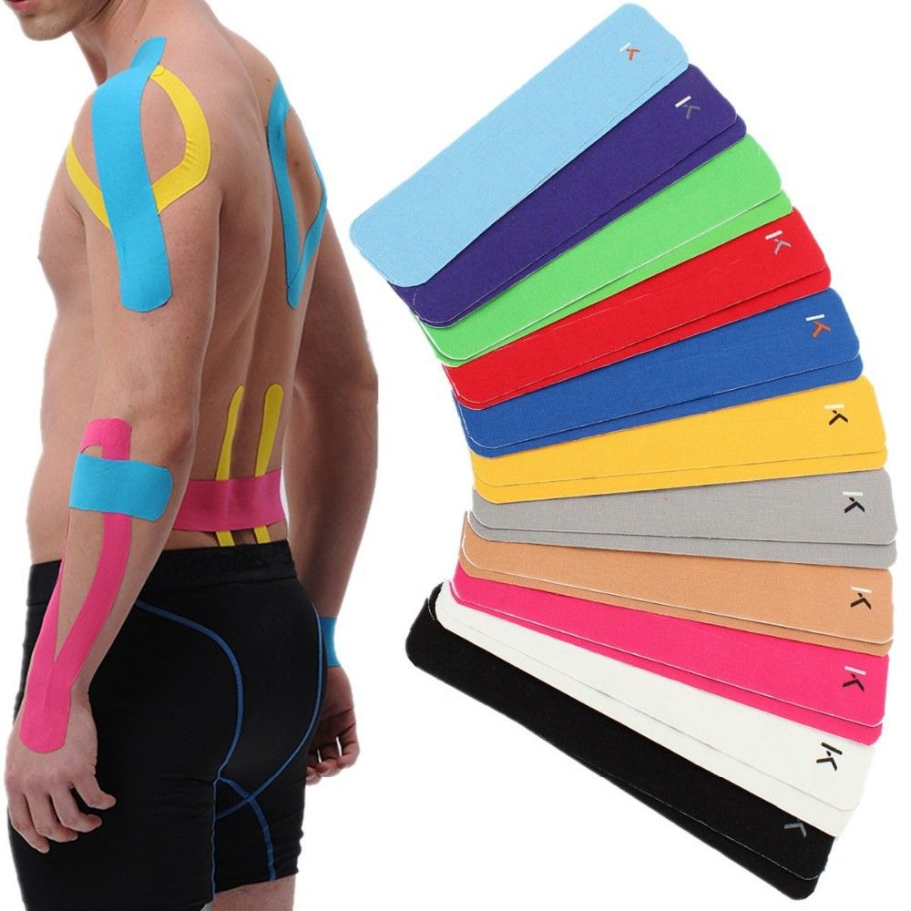 2021 Wholesale 5 *25cm Kinesiology Kinesio Roll Cotton Elastic Adhesive