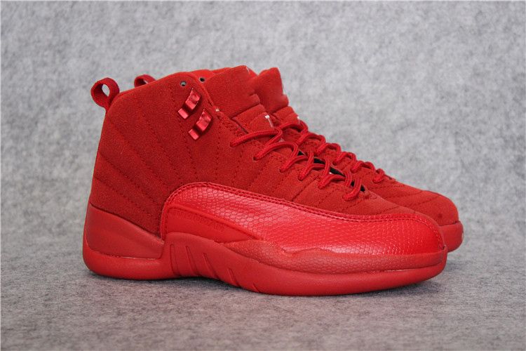 all red 12s size 7